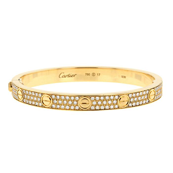 Cartier Pulsera Love Pavé Diamantes - BELICO IMPERIAL