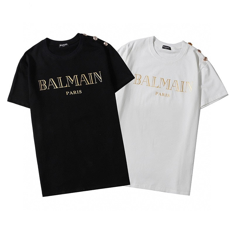 PLAYERA BALMAIN PAIRS - BELICO IMPERIAL